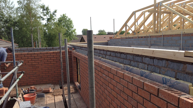 repointed chimney in the South